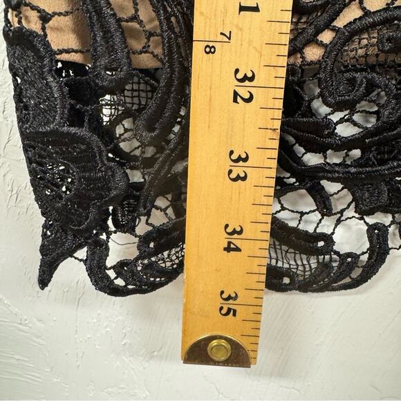 Dress The Population Black Lace Sleeveless Mini Cocktail Dress Womens XS Formal - Picture 14 of 14